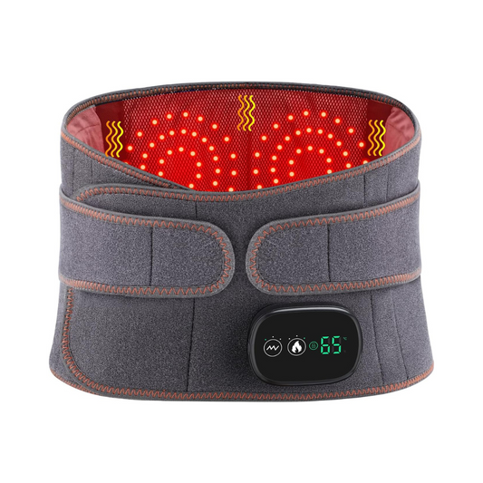 ReliefFlex™ Lumbar Belt – Heated Red Light Back Pain Relief