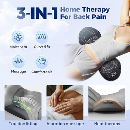 Relievex™ Back Relief Device – Heat, Vibration & Decompression Therapy