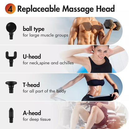 PowerPulse™ Mini Massage Gun – Deep Tissue Relief, Compact & Portable